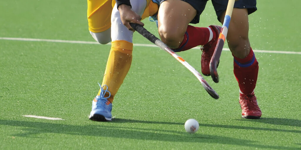 ホッケーのための人工芝