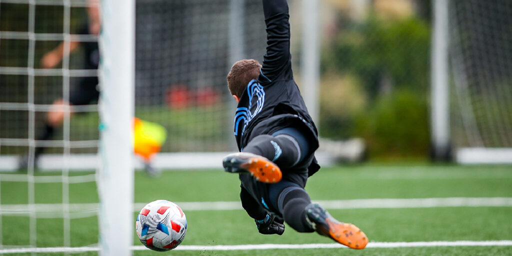 ゴールプレイのための人工芝