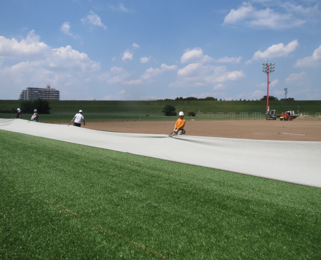 施工手順・エクストラグラス接合